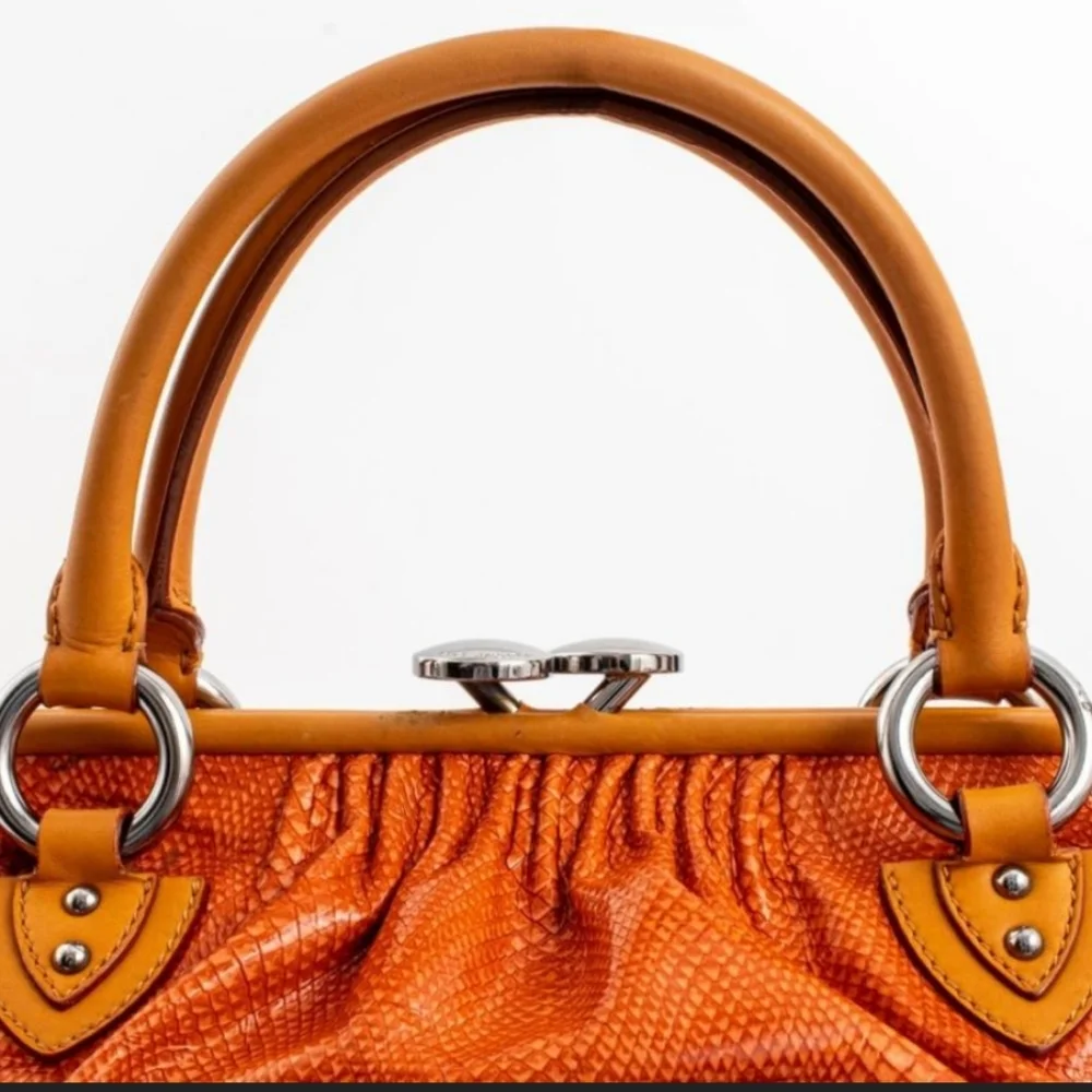 MARC JACOBS Stam CECILIA Embossed SNAKESKIN Two-way Crossbody Top Handle Handbag - Picture 7 of 17